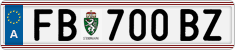 License plate of Austria, Regular plates