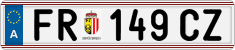 License plate of Austria, Regular plates
