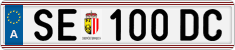 License plate of Austria, Regular plates