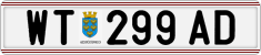 License plate of Austria, Regular plates