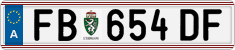 License plate of Austria, Regular plates