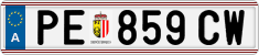 License plate of Austria, Regular plates
