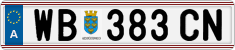 License plate of Austria, Regular plates