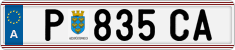 License plate of Austria, Regular plates