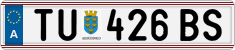 License plate of Austria, Regular plates