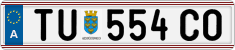 License plate of Austria, Regular plates