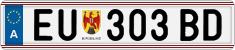 License plate of Austria, Regular plates