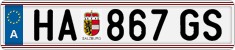 License plate of Austria, Regular plates