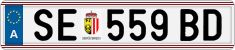 License plate of Austria, Regular plates