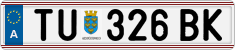License plate of Austria, Regular plates