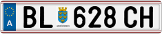License plate of Austria, Regular plates