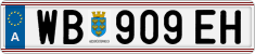 License plate of Austria, Regular plates