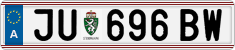 License plate of Austria, Regular plates
