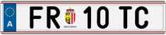 License plate of Austria, Regular plates