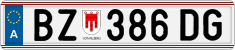 License plate of Austria, Regular plates