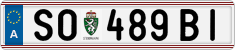 License plate of Austria, Regular plates