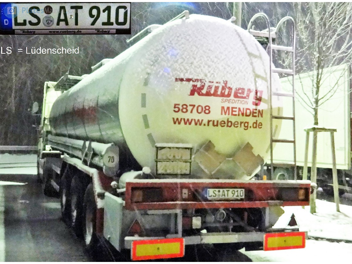 LS AT 910, Regular plates 