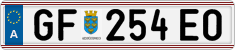 License plate of Austria, Regular plates