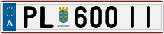 License plate of Austria, Regular plates