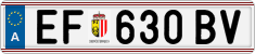 License plate of Austria, Regular plates
