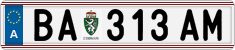 License plate of Austria, Regular plates