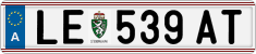 License plate of Austria, Regular plates