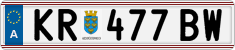 License plate of Austria, Regular plates