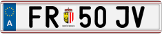 License plate of Austria, Regular plates
