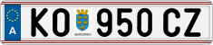 License plate of Austria, Regular plates