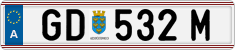 License plate of Austria, Regular plates