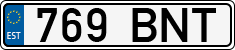 License plate of Estonia, Regular car plates