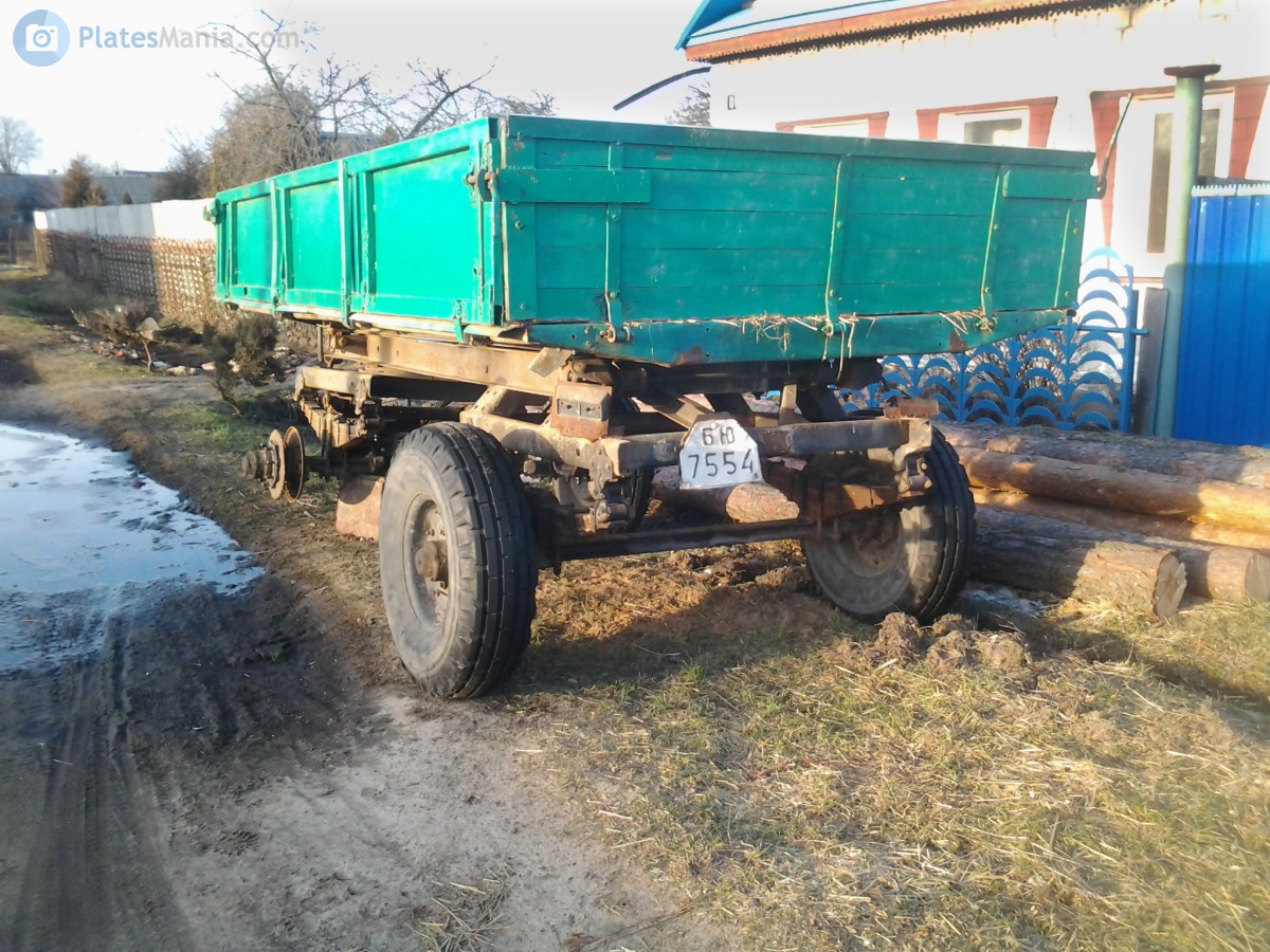 БЮ 7554, Trailers for special vehicles (1977) 