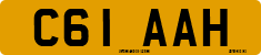 License plate of the United Kingdom, 1983 year system