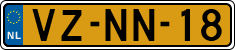 License plate of the Netherlands, Light Commercial Vehicles (1994 system)