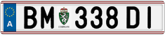 License plate of Austria, Regular plates