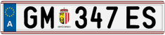 License plate of Austria, Regular plates