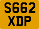License plate of the United Kingdom, 1983 year system