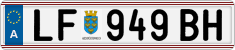 License plate of Austria, Regular plates