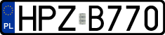 License plates of Poland, Authorities