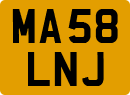 License plate of the United Kingdom, 2001 year system