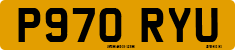 License plate of the United Kingdom, 1983 year system