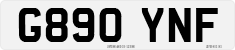 License plate of the United Kingdom, 1983 year system