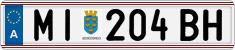 License plate of Austria, Regular plates