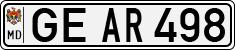 License plate of Moldova, Cars (1992)