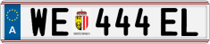 License plate of Austria, Regular plates