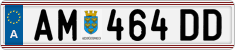 License plate of Austria, Regular plates