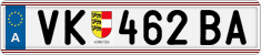 License plate of Austria, Regular plates