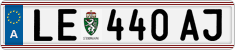 License plate of Austria, Regular plates
