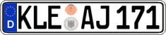 German license plate, Regular plates