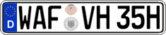 German license plate, Plates for oldtimers (type 